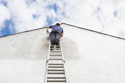 Peinture extérieure à Port-Mort — façades et ravalement